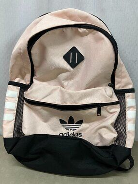 Adidas Originals Base Backpack Bag Unisex Pink Black Laptop School Travel Book